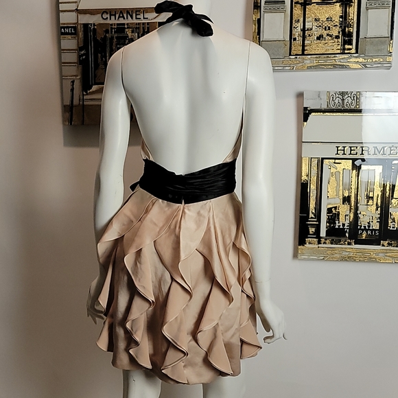 Bcbg ruffel tiered halter dress - Picture 2 of 2